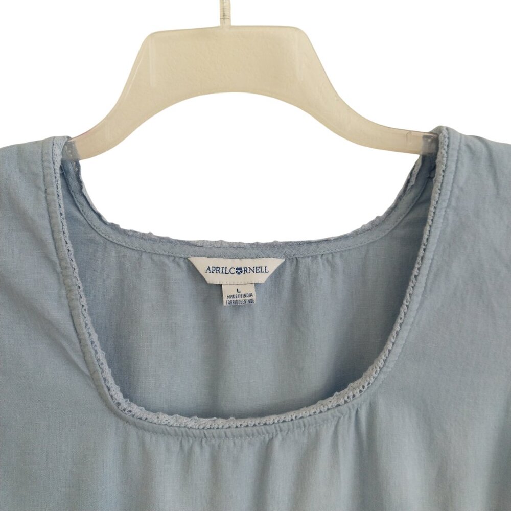 April Cornell Aline Sleeveless Maxi Dress Size Large Like New Cottagecore Boho - Picture 5 of 11